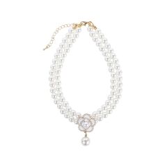 M-PETS GLAM PRESTİGE AKSESUAR WHİTE CAMELLİA (L)