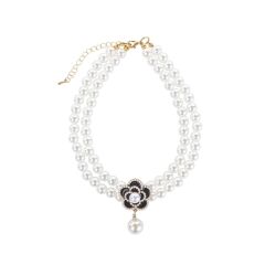 M-PETS GLAM PRESTİGE AKSESUAR BLACK CAMELLİA (L)