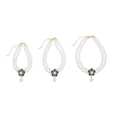 M-PETS GLAM PRESTİGE AKSESUAR BLACK CAMELLİA (L)