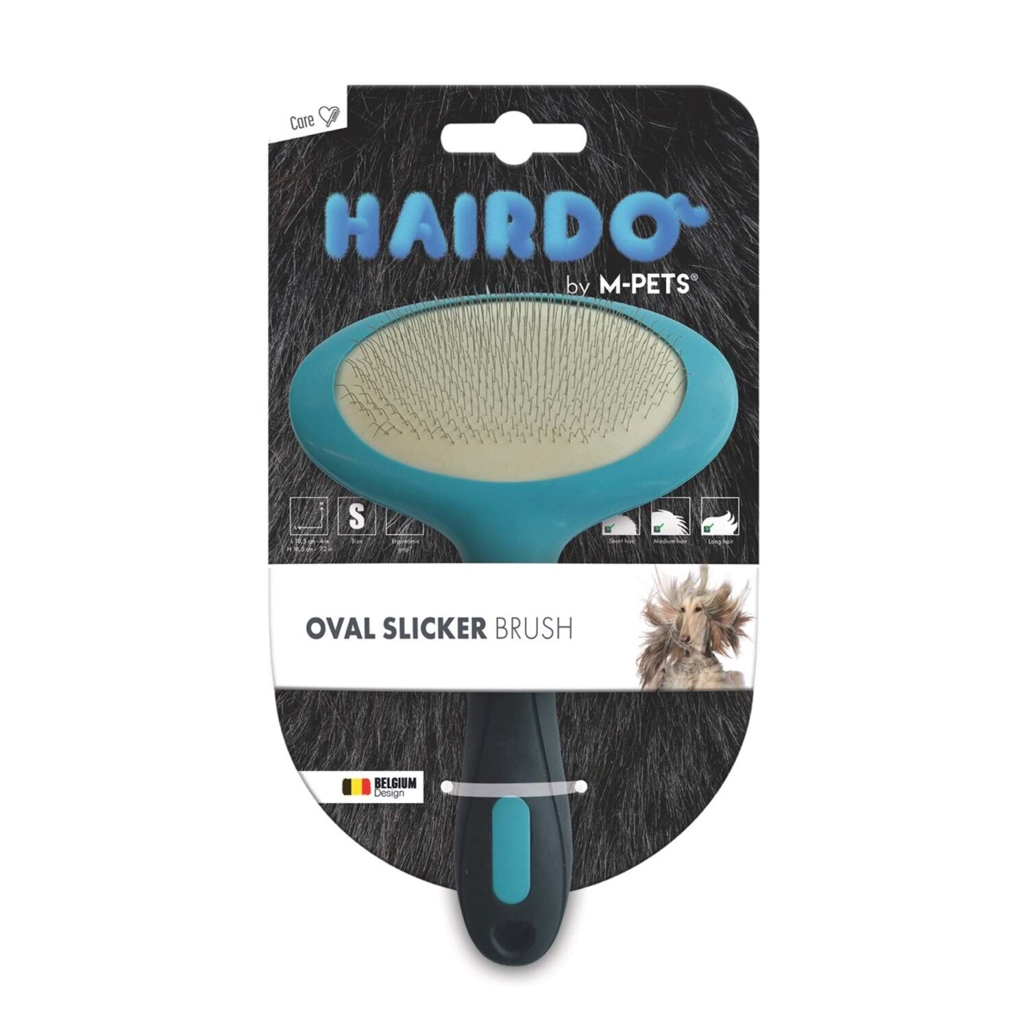 10104899 M-PETS HAIRDO KÖPEKLER İÇİN İNCE TELLİ OVAL FIRÇA (S)