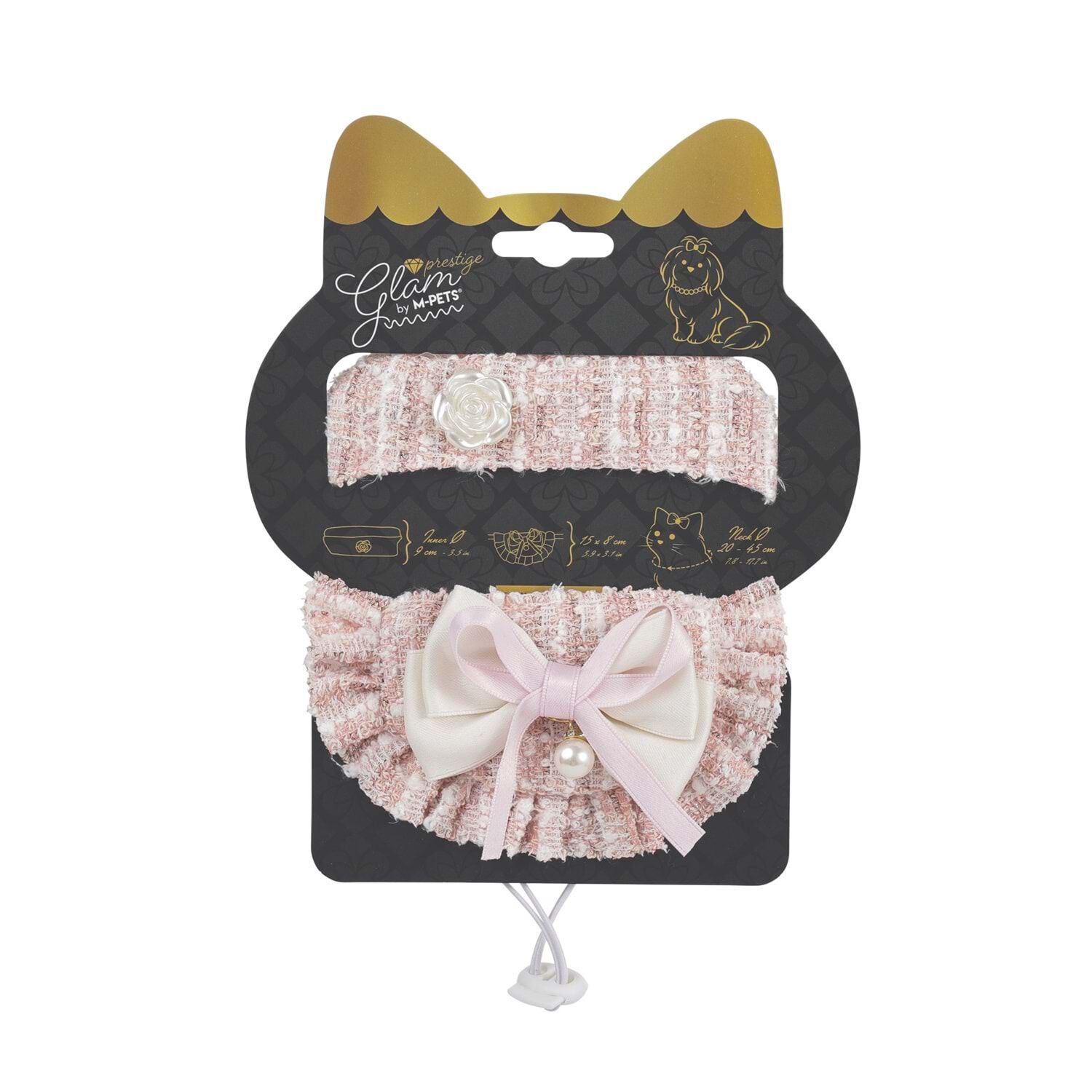 M-PETS GLAM PRESTİGE AKSESUAR CLOTHİNG SET PİNK