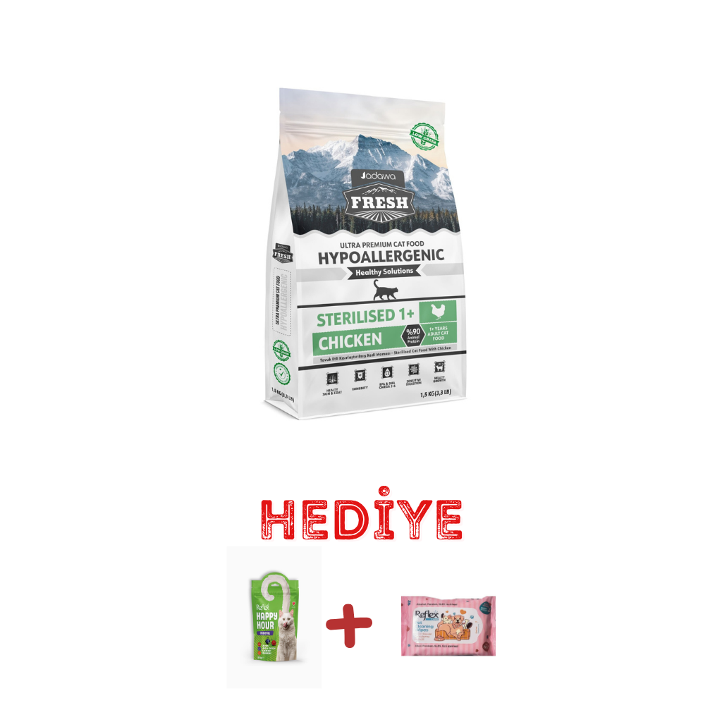 FRESH TAVUKLU YETİŞKİN KISIR KEDİ MAMASI 1,5KG