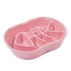 60532307 M-PETS SERENE FISH SERAMİK YAVAŞ YEME MAMA KABI 240ML PİNK