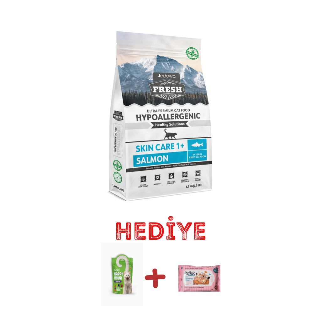 FRESH SOMONLU SKIN CARE YETİŞKİN KEDİ MAMASI 1,5KG