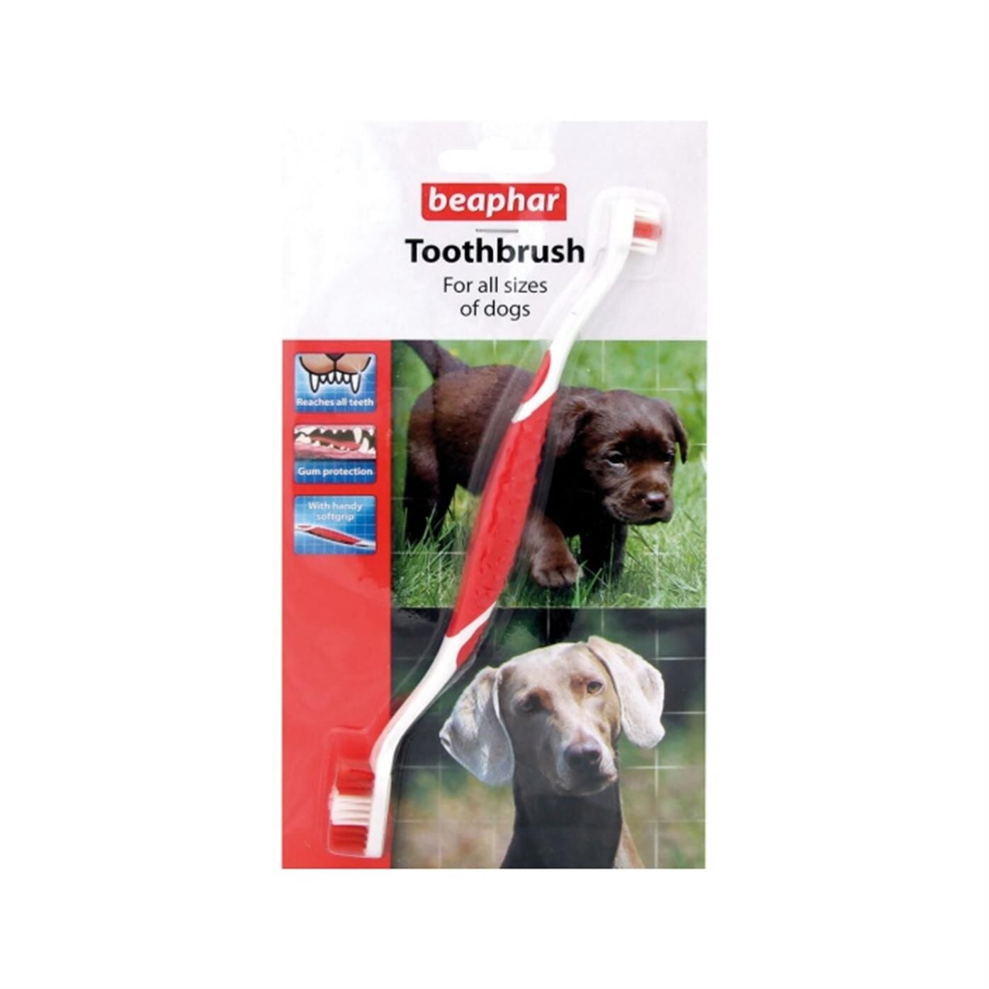 Beaphar Çift Taraflı Köpek Diş Fırça Seti