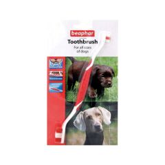 Beaphar Çift Taraflı Köpek Diş Fırça Seti
