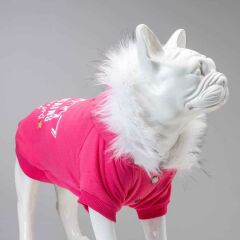 Lindodogs Mountains Pembe Köpek Sweatshirt (Küçük & Orta Irk)