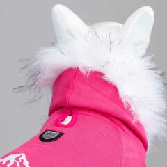 Lindodogs Mountains Pembe Köpek Sweatshirt (Küçük & Orta Irk)