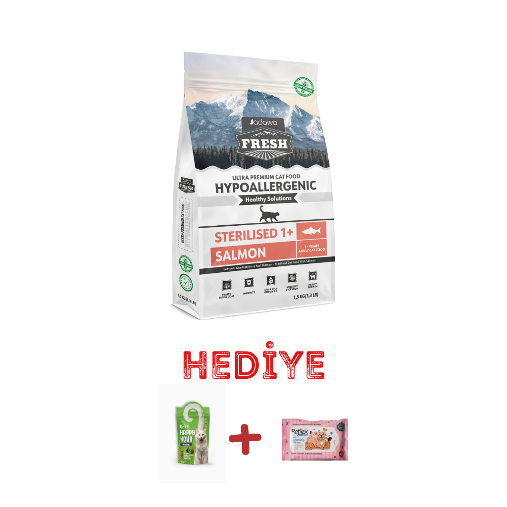 FRESH SOMONLU KISIR KEDİ MAMASI 1,5KG