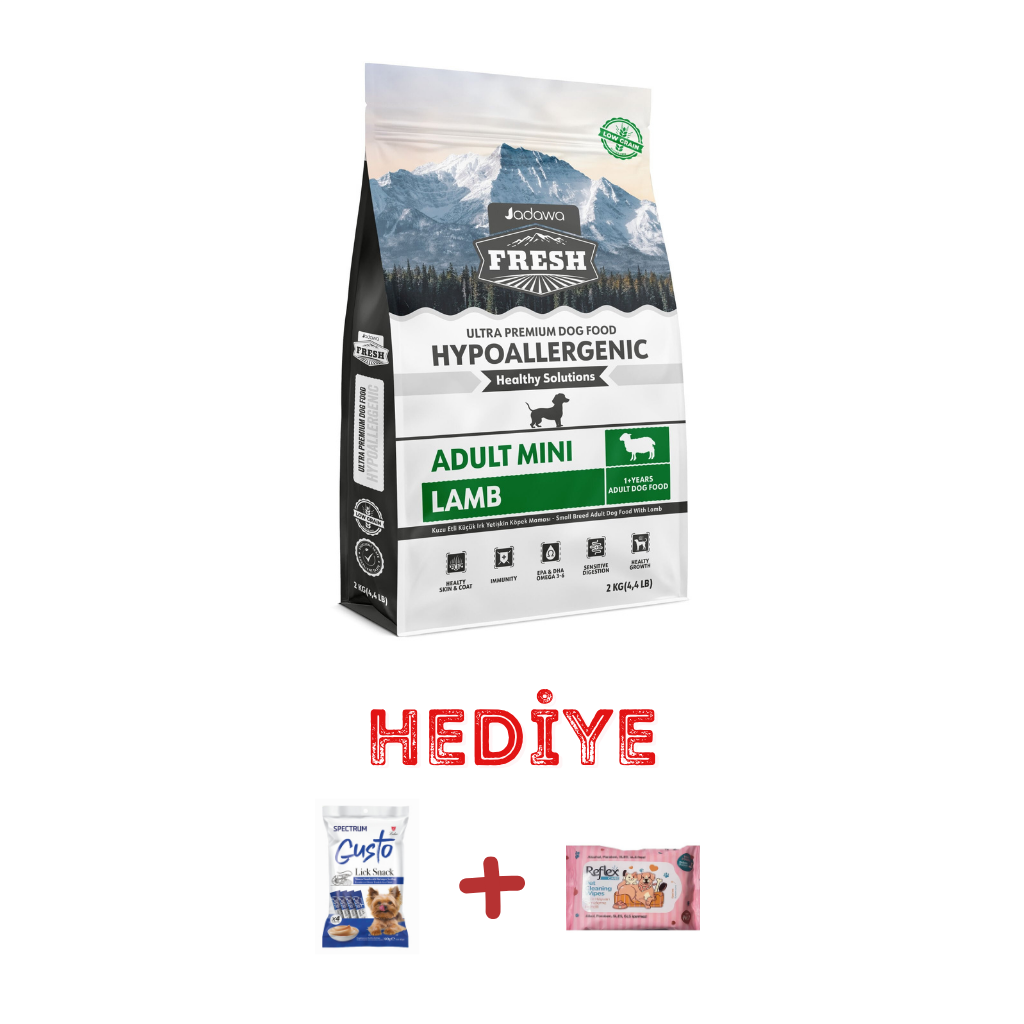 FRESH KUZULU KÜÇÜK IRKLAR İÇİN YETİŞKİN KÖPEK MAMASI 2 KG