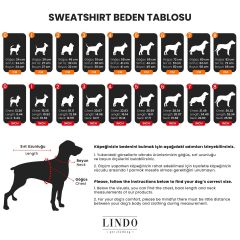 North Deer Antrasit Köpek Sweatshirt – Küçük & Orta Irk