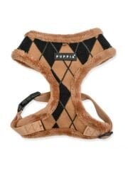 PUPPIA JADEN HARNESS A/BEIGE/L