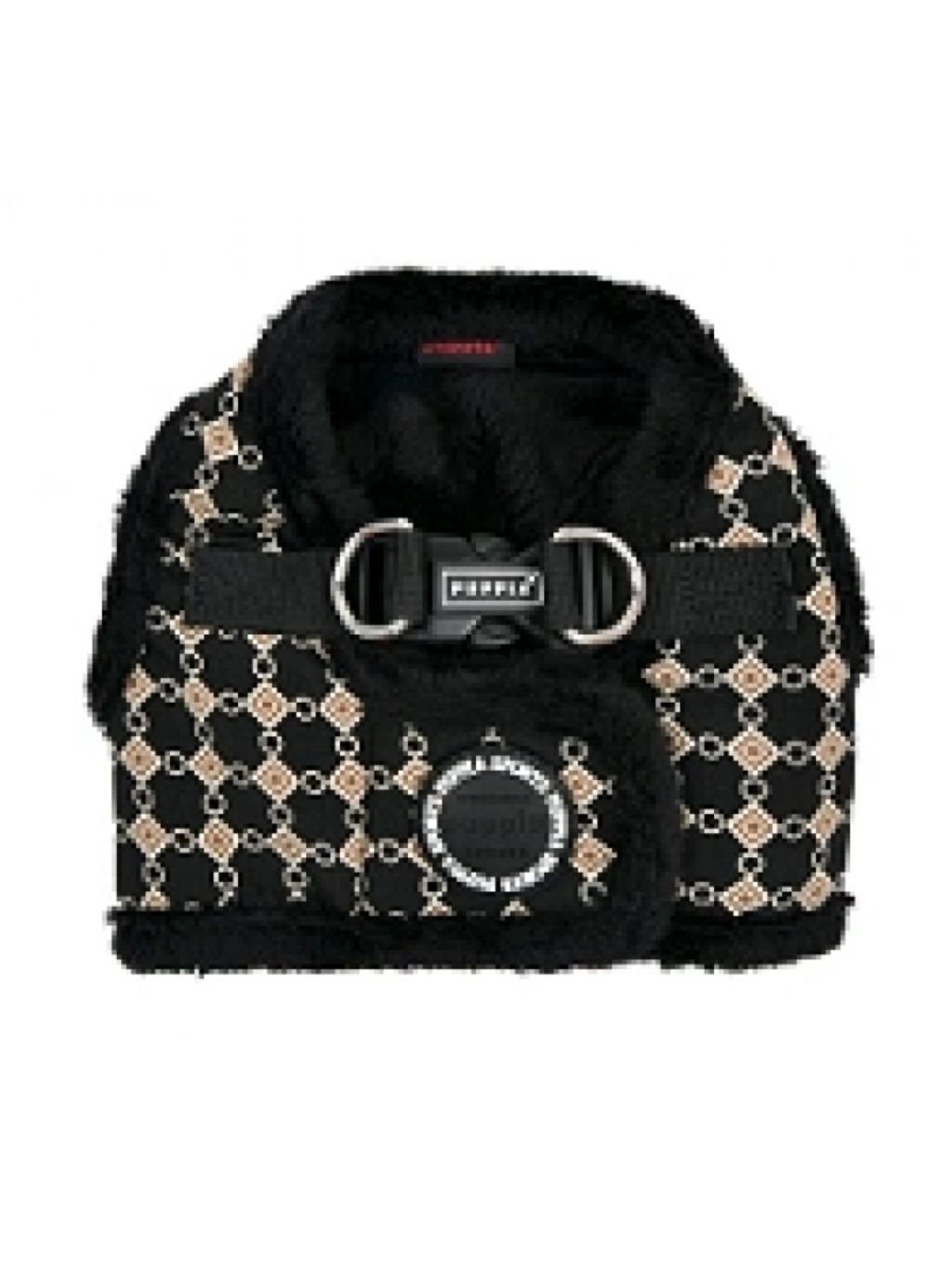 PUPPIA Jace Harness B/BLACK/XL