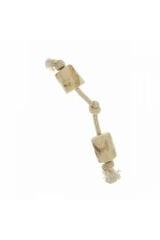 Imac 2 Düğümlü Kahve Ağacından Ahşap Köpek Oyuncağı (35 cm)