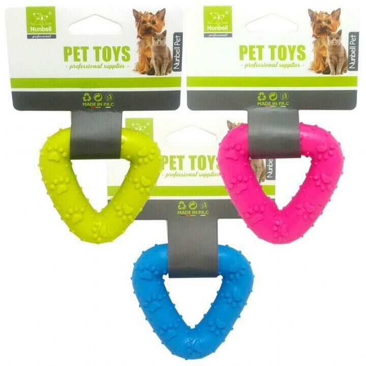 Nunbell Plastik Dişlik 7,5 CM Üçgen Köpek Oyuncak