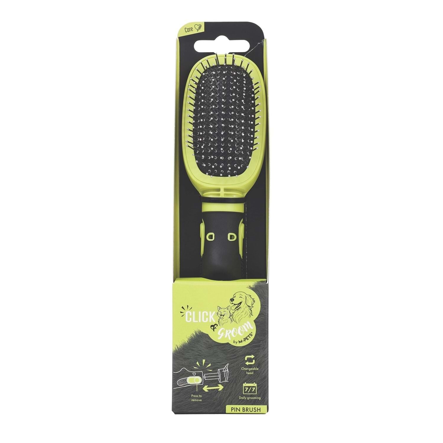 M-PETS CLICK AND GROOM MASAJ UCLU FIRÇA