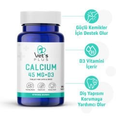 Vet's Plus Calcium Tablet 75li