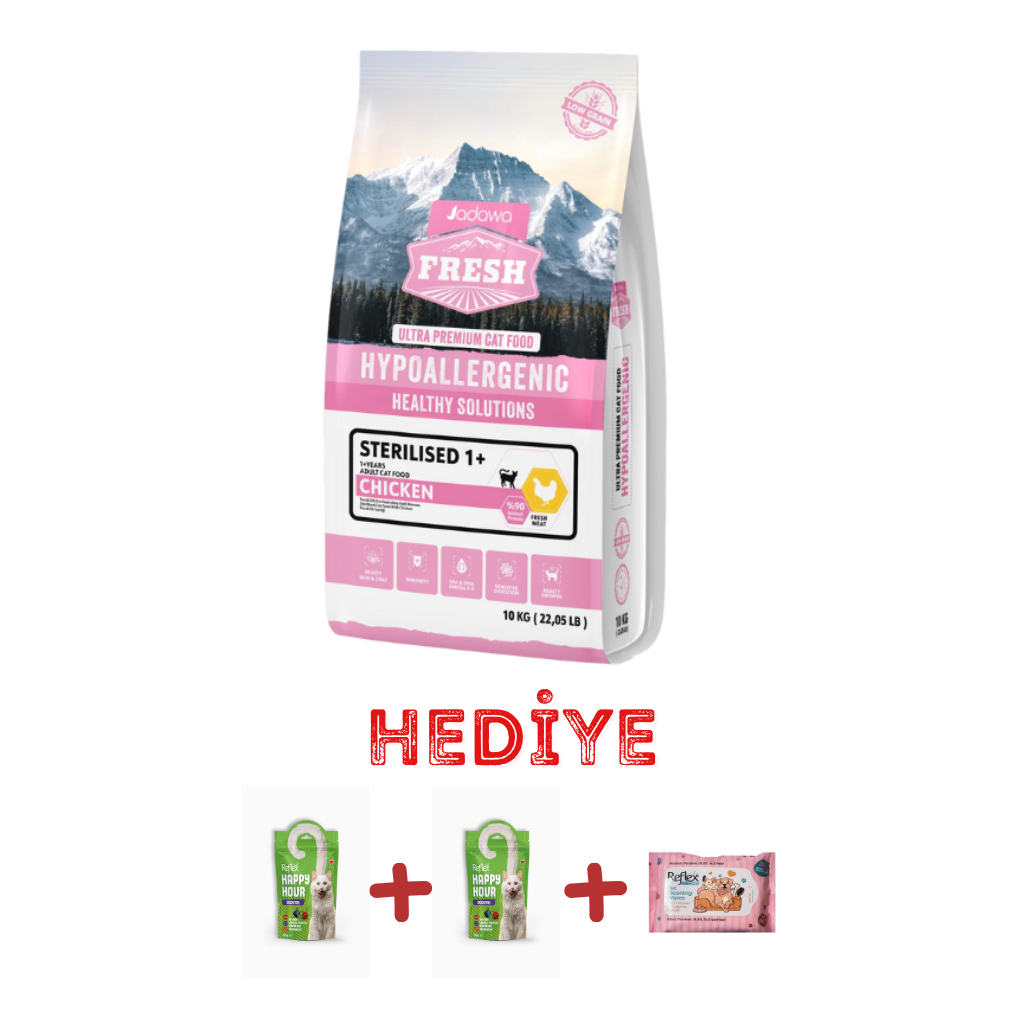 FRESH TAVUKLU YETİŞKİN KISIR KEDİ MAMASI 10KG