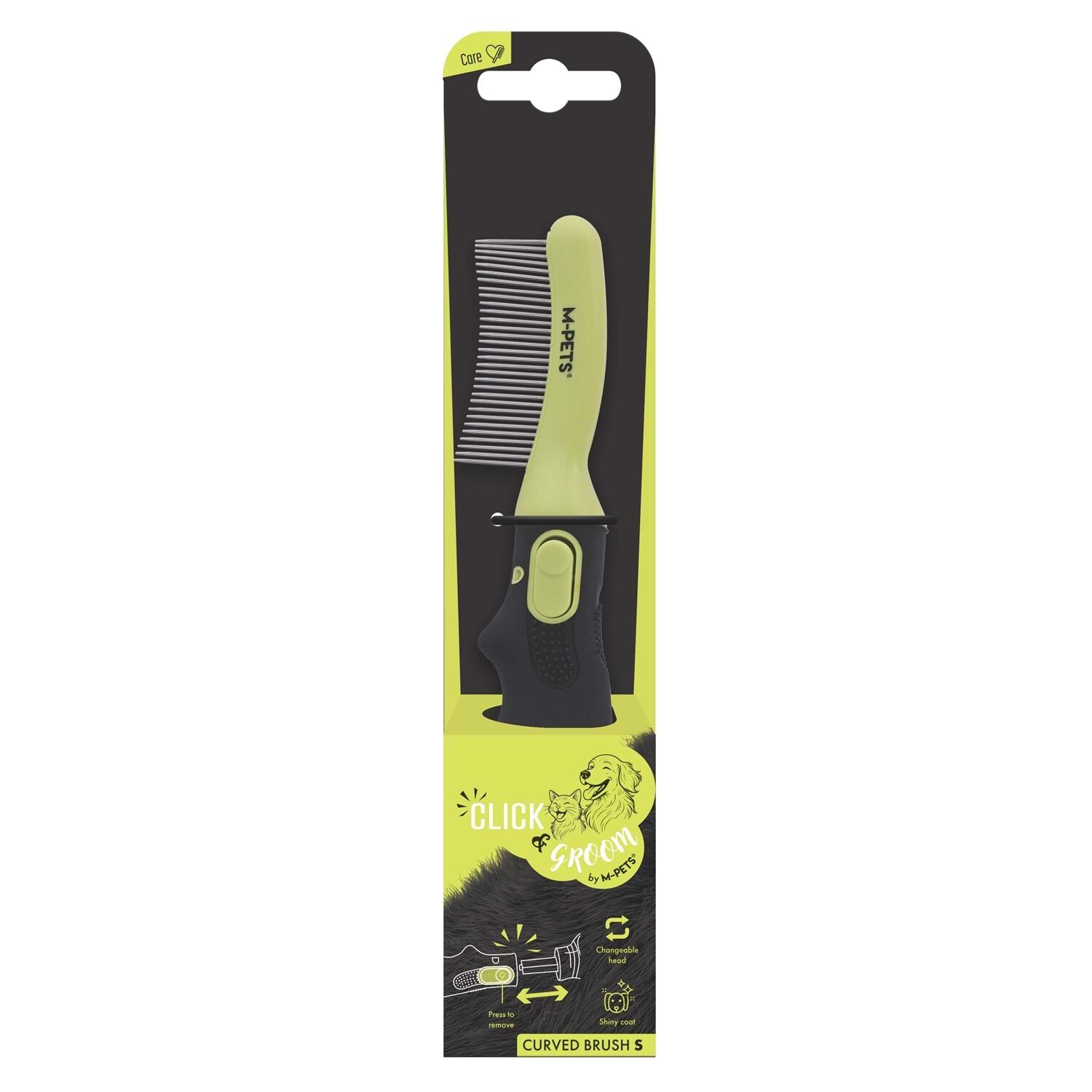 M-PETS CLICK AND GROOM KAVİSLİ TARAK (S)