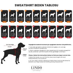 Indian Küçük, Orta ve Büyük Irk Köpek Sweatshirt