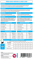 FRESH KUZULU ORTA VE BÜYÜK KIRK YETİŞKİN KÖPEK MAMASI 10 KG