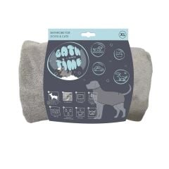 M-PETS BATH TİME KÖPEKLER İÇİN BORNOZ (XL)