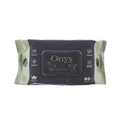 M-PETS ONYX PAPATYA KOKULU KEDİ ve KÖPEKLER İÇİN TEMİZLEME MENDİLİ 80Lİ
