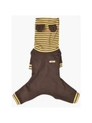 Olchi Ears Hoodie Coverall,BROWN,XL