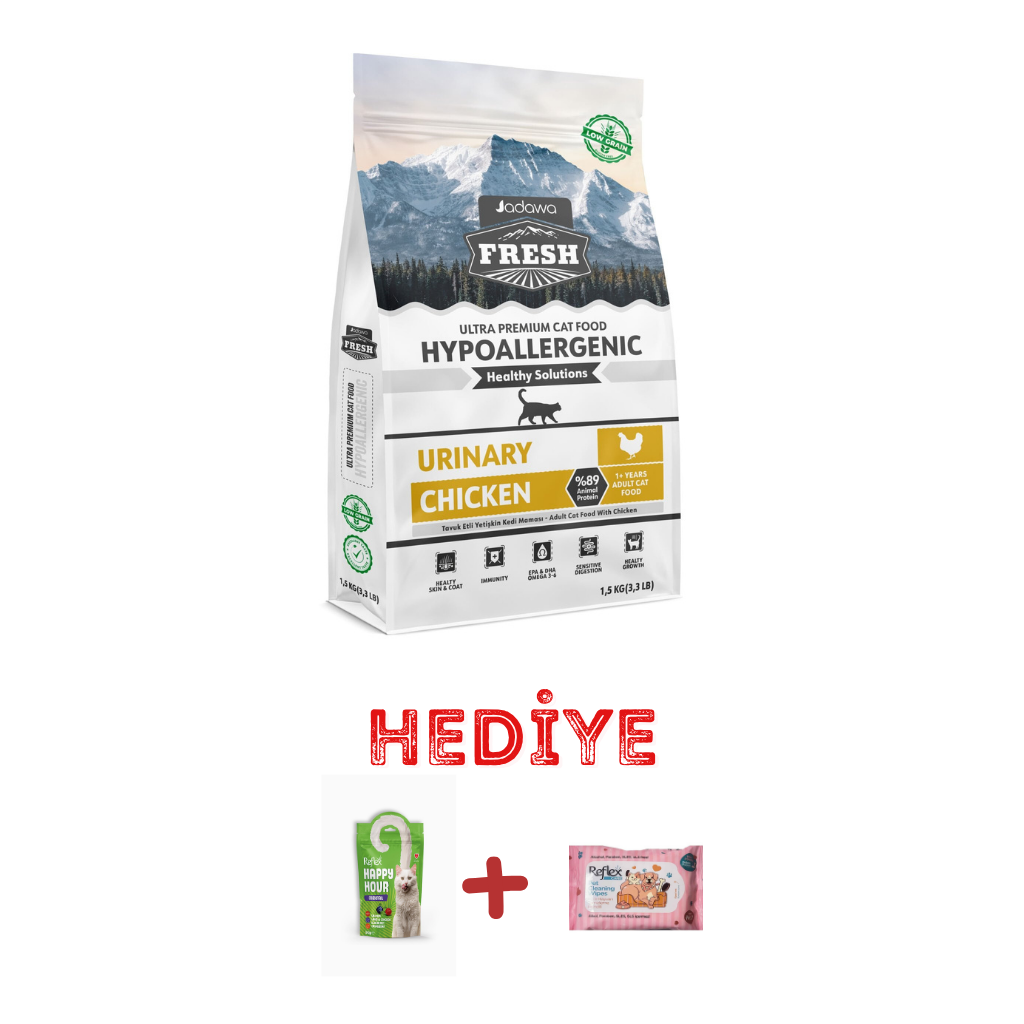 FRESH TAVUKLU URINARY YETİŞKİN KEDİ MAMASI 1,5KG