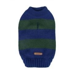 PUPPIA Rugby Stripe Knitwear/NAVY/XL