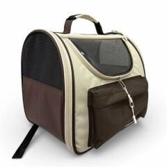 SPACE MODEL PET BACKPACK KEDİ KÖPEK TAŞIMA ÇANTASI KAHVERENGİ