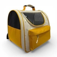 SPACE MODEL PET BACKPACK KEDİ KÖPEK TAŞIMA ÇANTASI SARI
