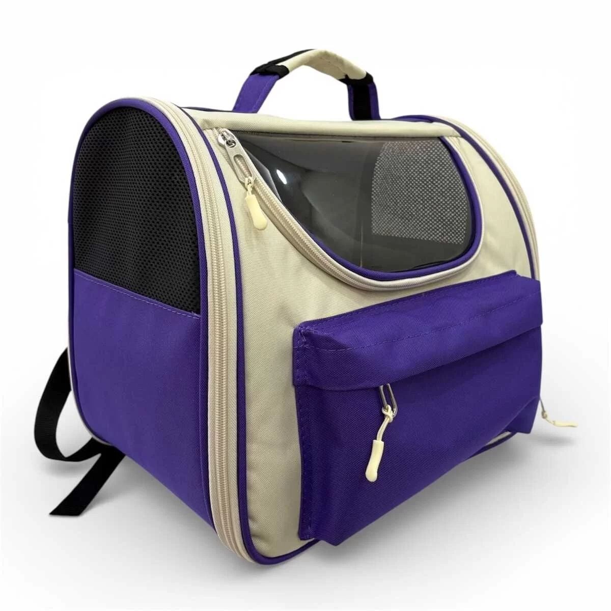 SPACE MODEL PET BACKPACK KEDİ KÖPEK TAŞIMA ÇANTASI MOR