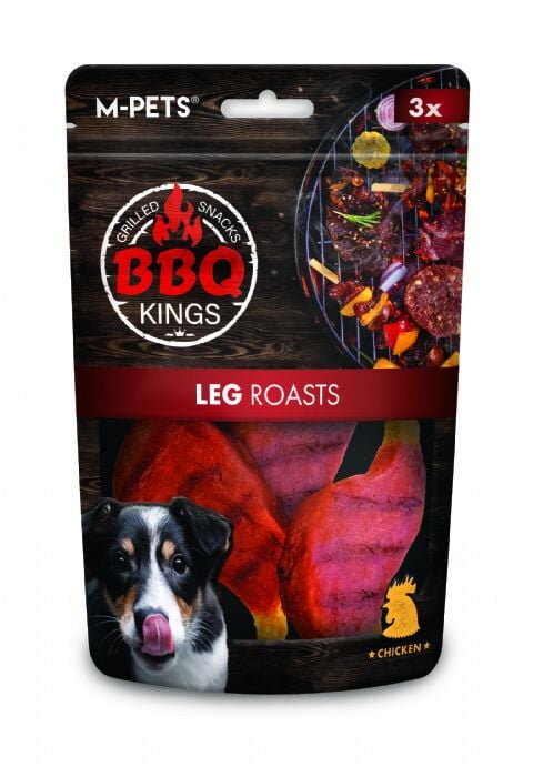 M-PETS BBQ Kings Leg Roasts Chicken Köpek Ödül Maması 70 g