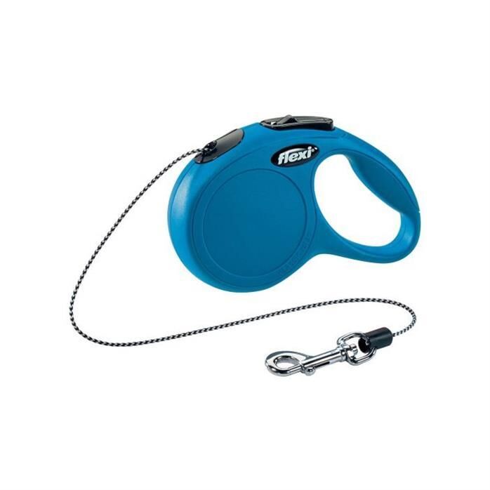 Flexi New Classic İp Gezdirme Kayışı Mavi XS – 3 m (10 kg’a Kadar)