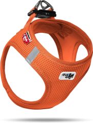 Curli Vest Harness Air-Mesh Köpek Göğüs Tasması – Turuncu, 2XS