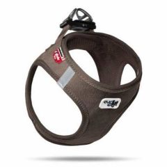 Curli Vest Harness Cord Köpek Göğüs Tasması Kahverengi (3XS)