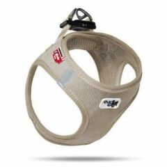 Curli Vest Harness Cord Köpek Göğüs Tasması Bej (3XS)