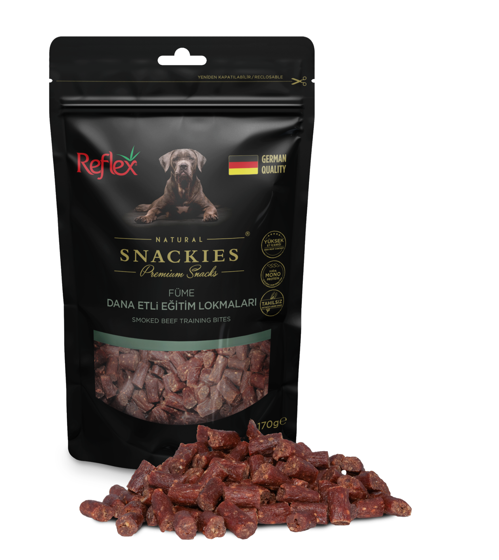 Snackies Füme Dana Etli Eğitim Lokmaları 170 g