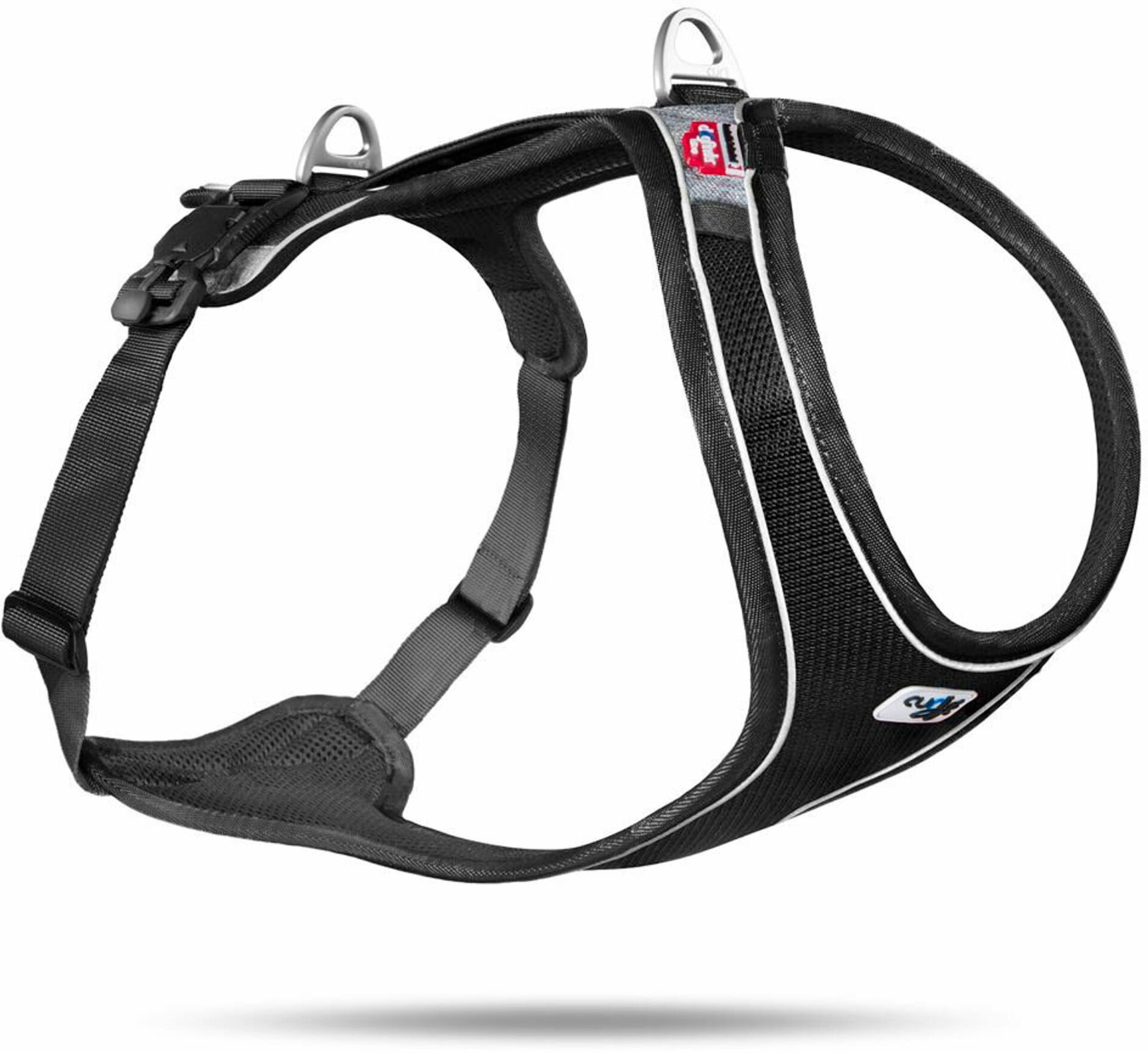 Curli Belka Comfort Harness Köpek Göğüs Tasması Siyah (XS)