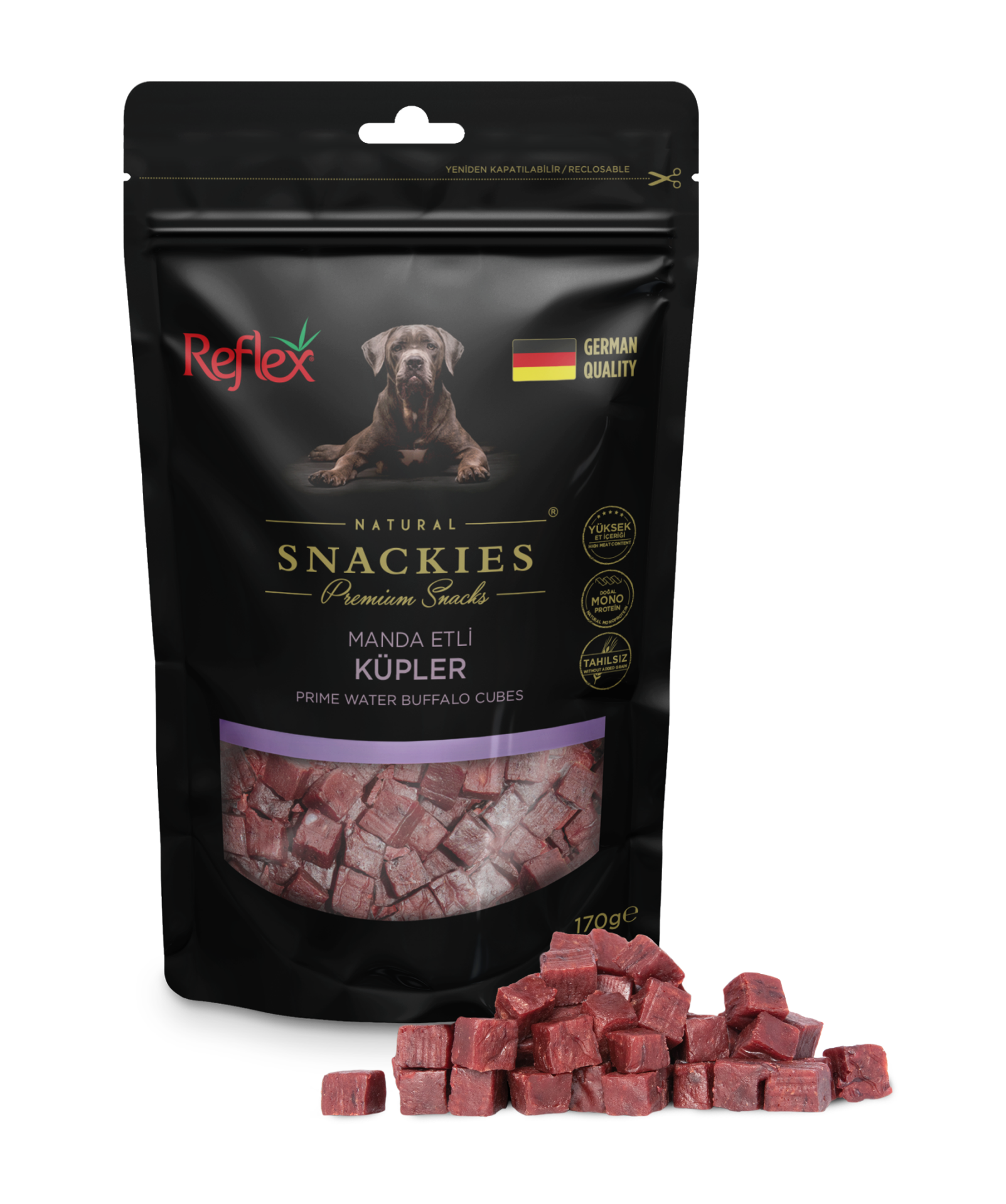 Snackies Manda Etli Küpler 170 Gr