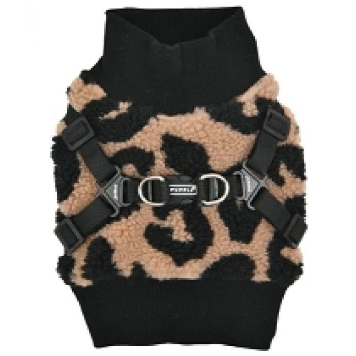 PUPPIA SERVAL HARNESS J/BLACK/L