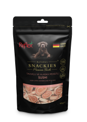 Snackies Tavuklu ve Balıklı Sushi Köpek Ödül Ürünü 90 g