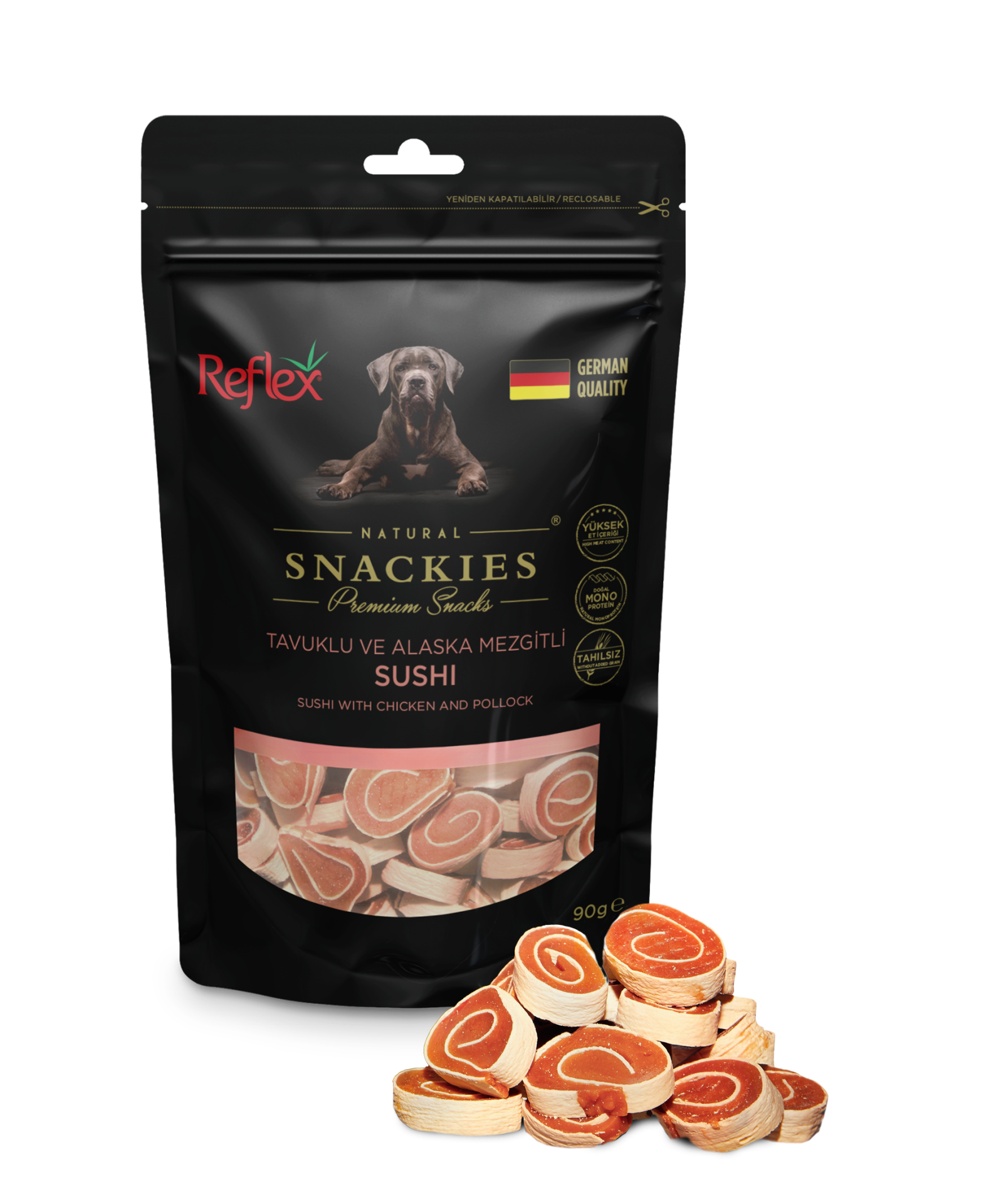 Snackies Tavuklu ve Balıklı Sushi 90 Gr