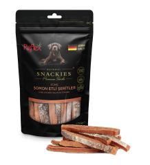 Snackies Füme Somon Etli Şeritler Köpek Ödül Ürünü 170 g