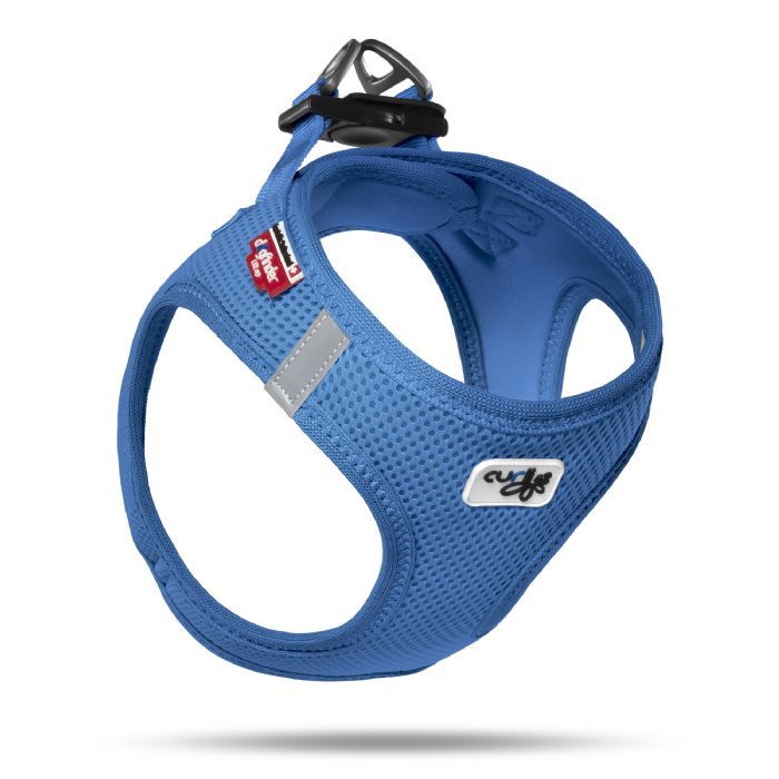 Curli Vest Harness Air-Mesh Köpek Göğüs Tasması – Mavi, XL