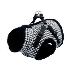 PUPPIA CHIC HOUND HARNESS V/BLACK/S