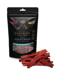 Snackies Ördek Göğsü Etli Şeritler 90 Gr