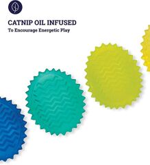 Petstages Toss N' Flip Chips Chew Kedi Oyuncağı, Mavi