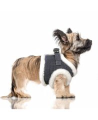 TYLER Harnais Köpek Göğüs Tasması – Denim Bleu, 35 cm